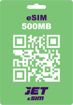 eSIM Asia 500MB