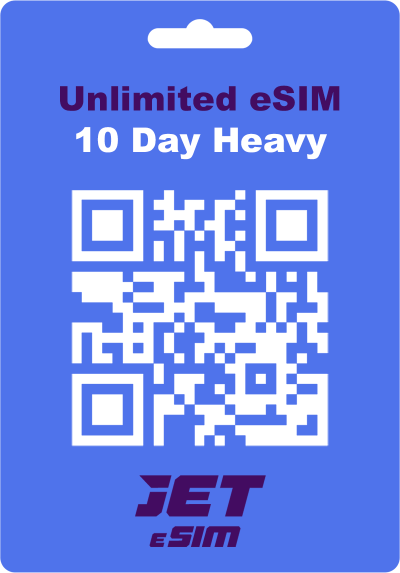 eSIM North America Unlimited Heavy 10 days